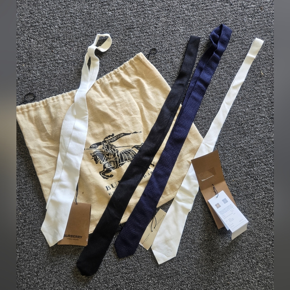 Burberry  Ties Bundle Of 4